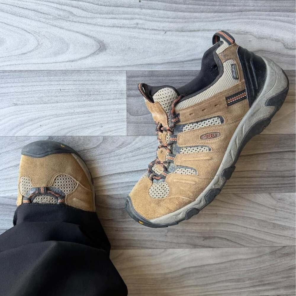 Keen Targhee Hiking Shoes US 10 Brown Leather Waterproof